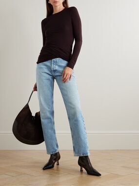 AGOLDE '90s Pinch high-rise straight leg jeans button fly 27 $240.00